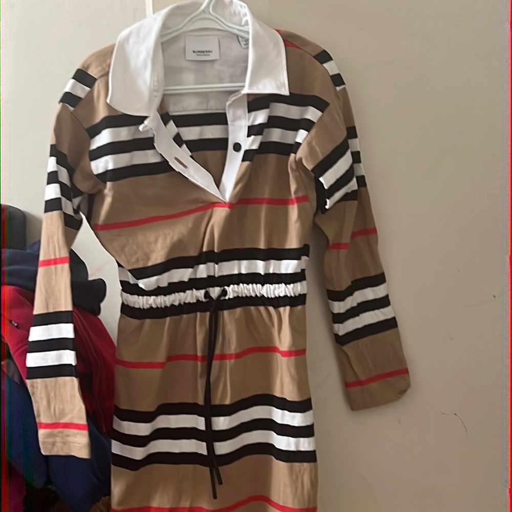Burberry kids dress size 8y only worn once